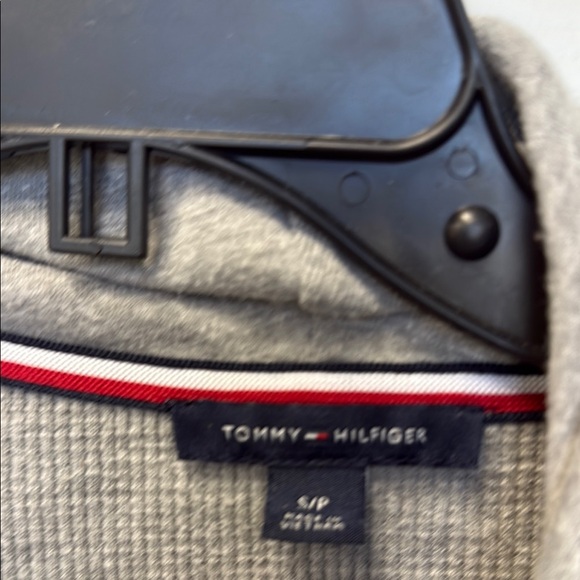 Tommy Hilfiger Light Gray Cowl Neck Sweater - Picture 2 of 3